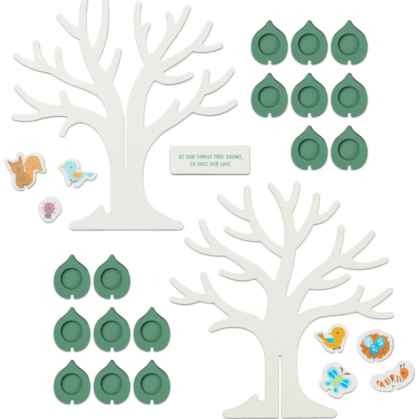 Family Tree With Picture Frames Nursery Decor, 14"
