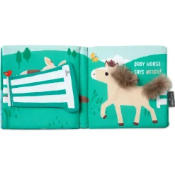 Farm Friends Touch-and-Feel Fabric Book for Kids