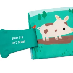 Farm Friends Touch-and-Feel Fabric Book for Kids