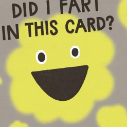 Fart in a Card Funny Birthday Card