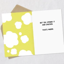 Fart in a Card Funny Birthday Card