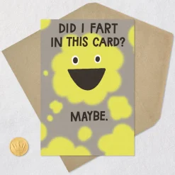 Fart in a Card Funny Birthday Card