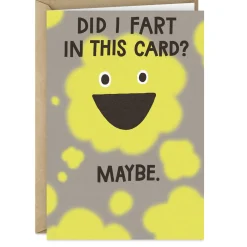 Fart in a Card Funny Birthday Card
