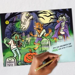 Farting Monsters Funny Halloween Card With Sound