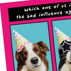 Favorite Bad Influence Funny Birthday Card for Sister