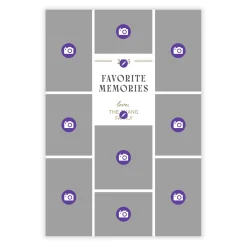 Favorite Memories Photo Collage Flat Holiday Photo Card