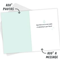 February Shines Custom Birthday Card