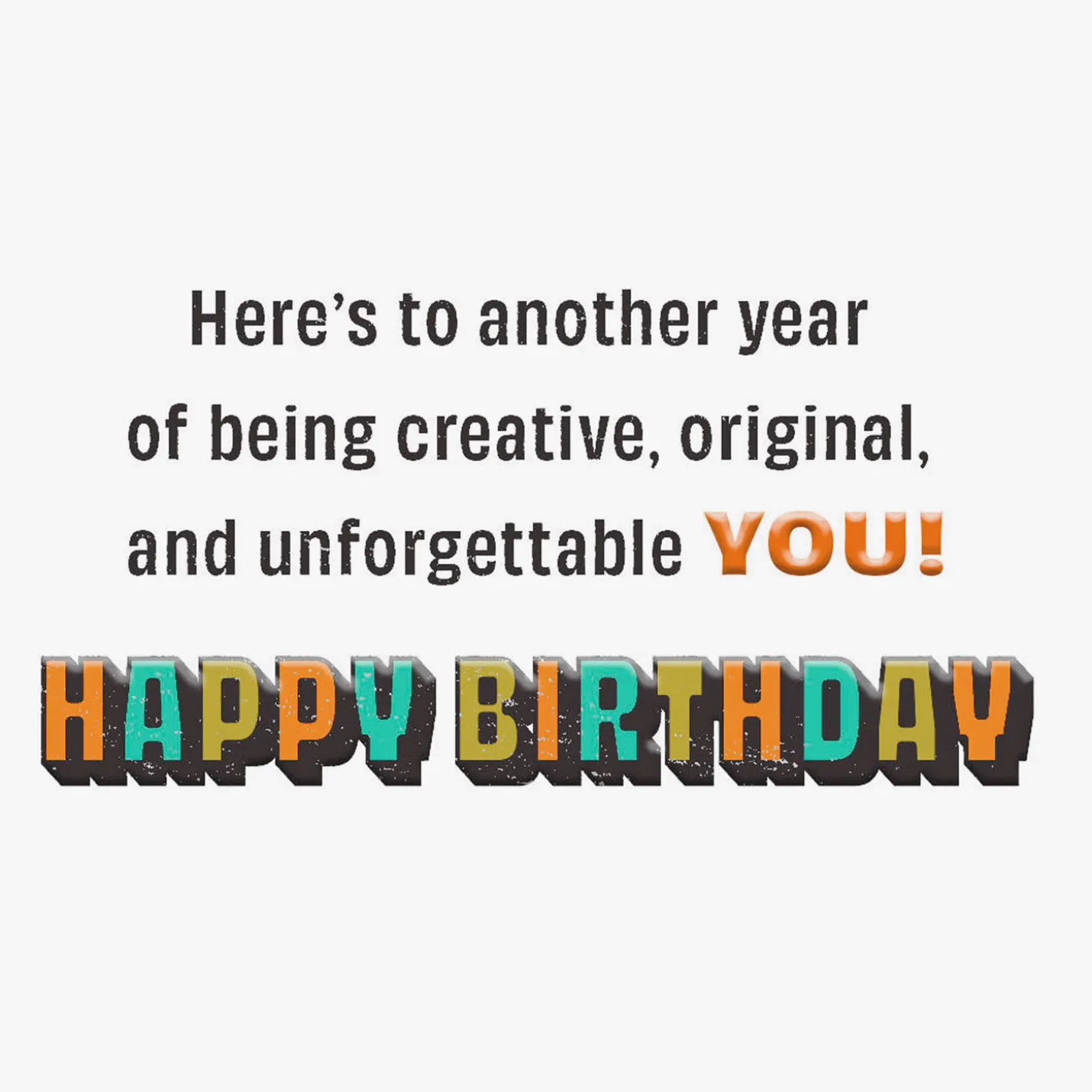 Feel the Beat Musical Icons Lettering Birthday Card for Kids