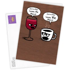 Feel the Love Today Funny Custom Card