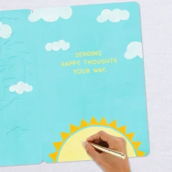 16" Feel Better Soon Sun Jumbo Get Well Card