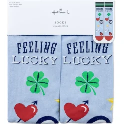Feeling Lucky Novelty Crew Socks