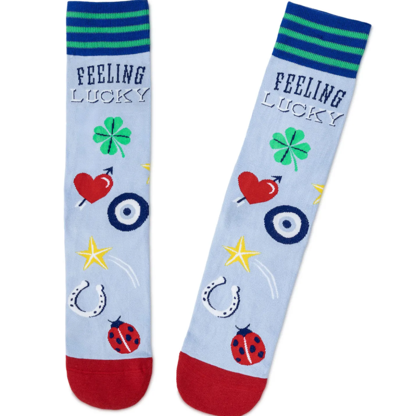 Feeling Lucky Novelty Crew Socks