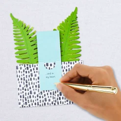 Fern Rooting for You 3D Pop-Up Thinking of You Card