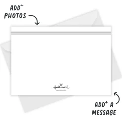 Festive Photo Props Flat New Year Photo Card
