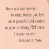 Find Your Sunny, Happy Place Birthday Card for Mom