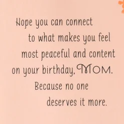 Find Your Sunny, Happy Place Birthday Card for Mom