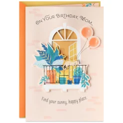 Find Your Sunny, Happy Place Birthday Card for Mom