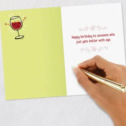 Fine Wine Funny Birthday Card