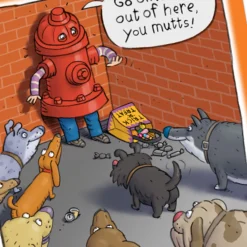 Fire Hydrant Costume and Dogs Funny Halloween Card