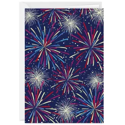 Fireworks Custom Celebration Card