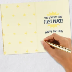 First Place for Coolness Birthday Card