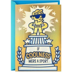 First Place for Coolness Birthday Card