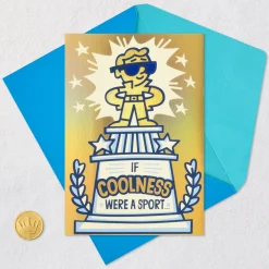 First Place for Coolness Birthday Card
