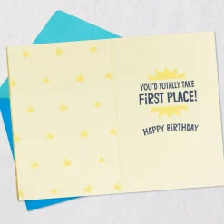 First Place for Coolness Birthday Card