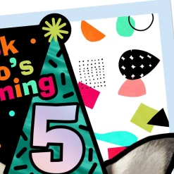 Five Years Loved 5th Birthday Card