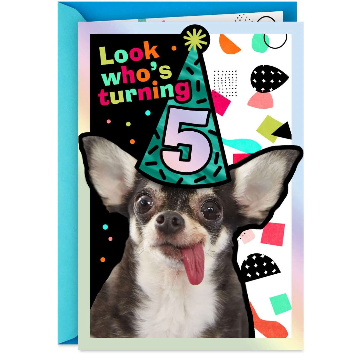 Five Years Loved 5th Birthday Card