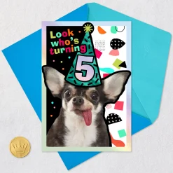 Five Years Loved 5th Birthday Card
