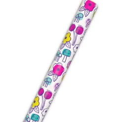 Floral Doodles Wrapping Paper, 20 sq. ft.