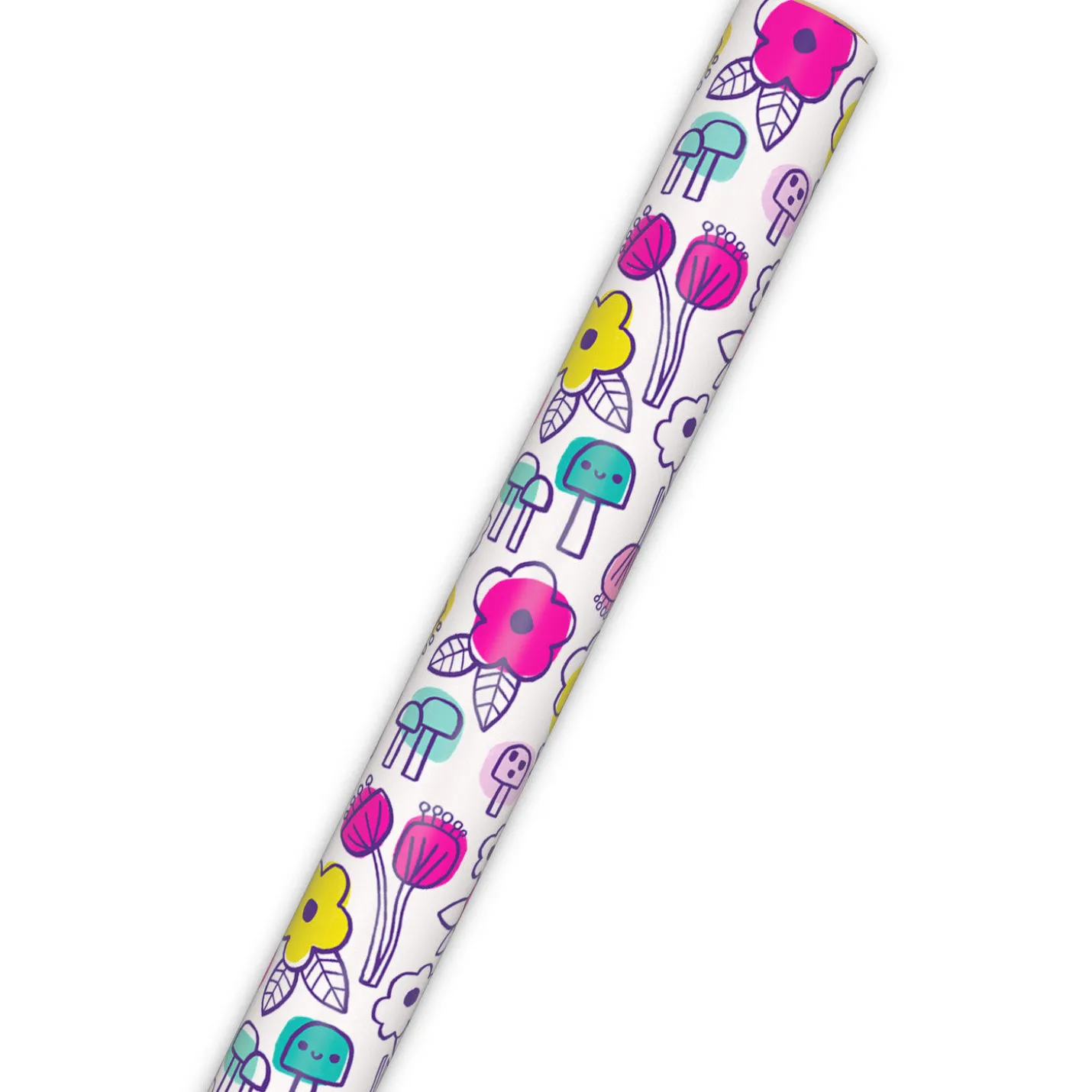 Floral Doodles Wrapping Paper, 20 sq. ft.