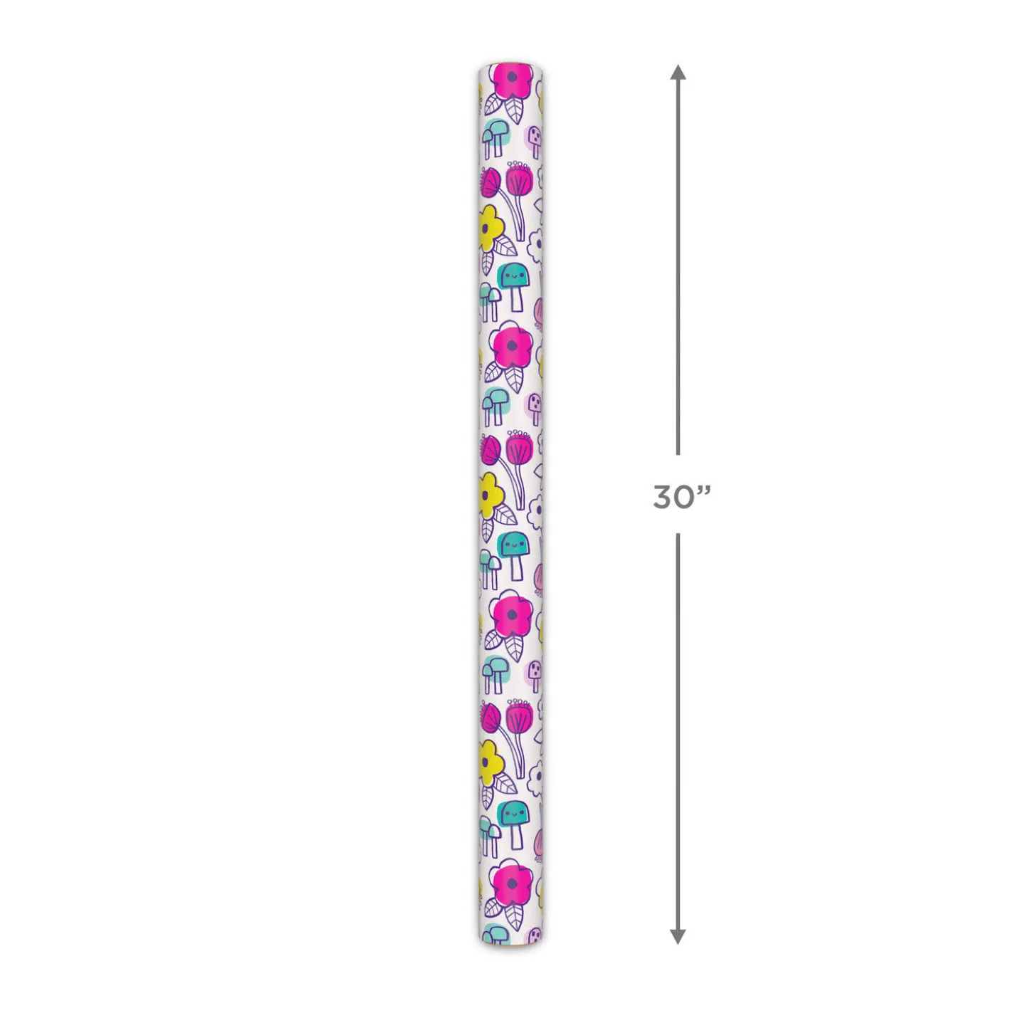Floral Doodles Wrapping Paper, 20 sq. ft.