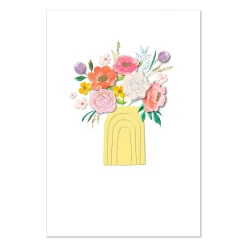 Flower Bouquet Blank Card