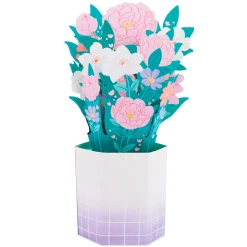 Flower Bouquet Have a Beautiful Day 3D Pop-Up Card