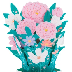 Flower Bouquet Have a Beautiful Day 3D Pop-Up Card