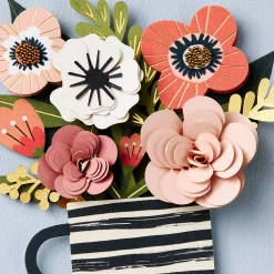 Flower Bouquet in Mug Blank Card