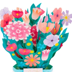 Flower Bouquet Just For You 3D Pop-Up Card