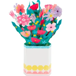 Flower Bouquet Just For You 3D Pop-Up Card