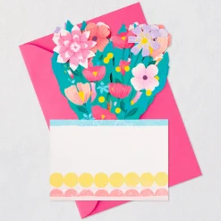 Flower Bouquet Just For You 3D Pop-Up Card