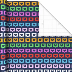 Focus on Fun 3-Pack Assorted Wrapping Paper Roll Bundle, 75 sq. ft. total