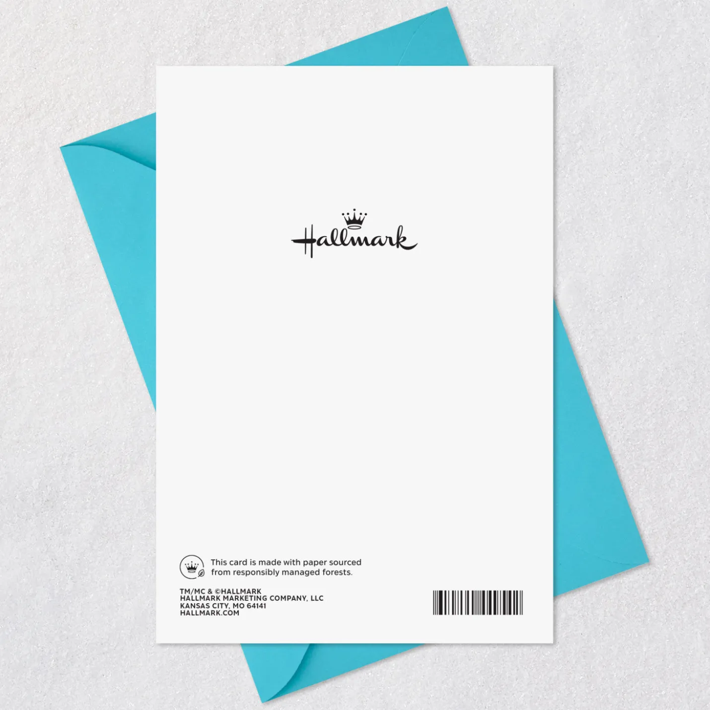 Folded Paper Text Birthday Card