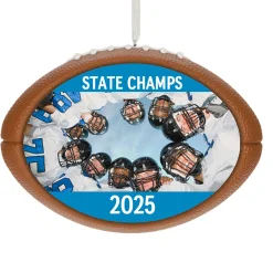 Football Personalized Ornament, Custom Photo and Text