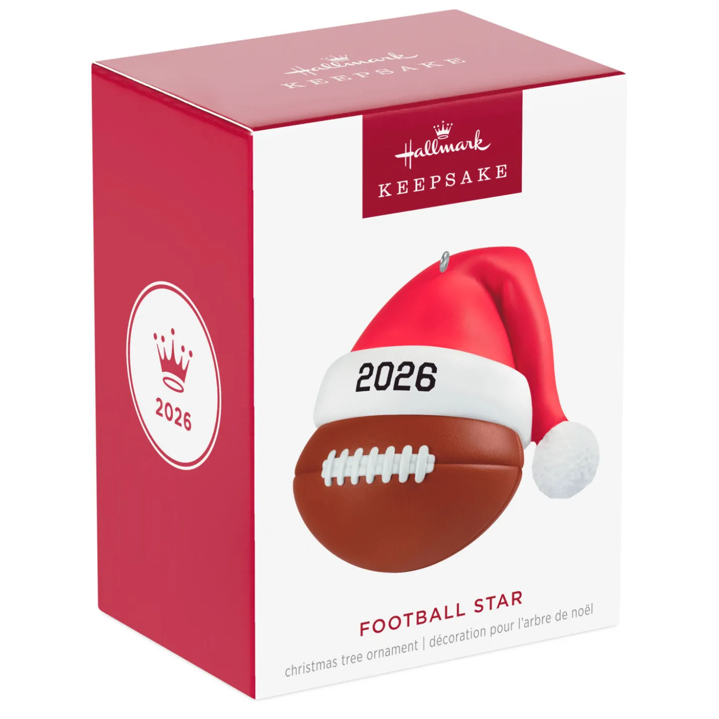 Football Star 2026 Ornament