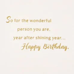 For the Wonderful Person You Are Birthday Card