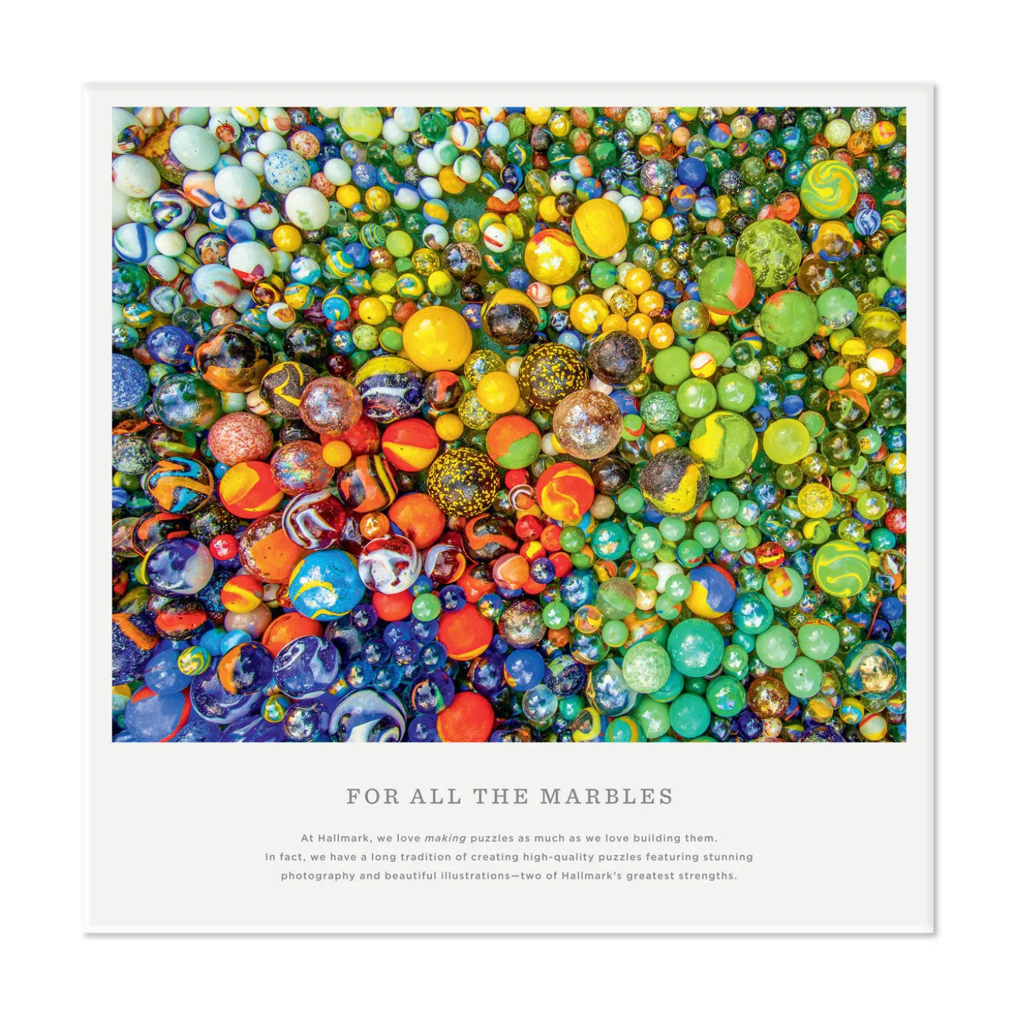 For All the Marbles 1000-Piece Jigsaw Puzzle