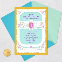 For a Precious Little One Christening Card