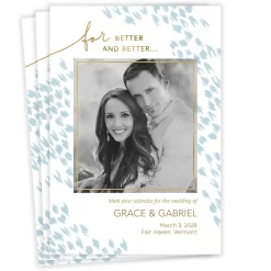 For Better and Better Save the Date