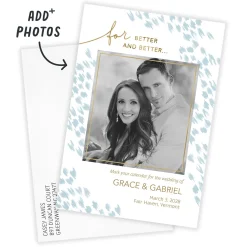 For Better and Better Save the Date